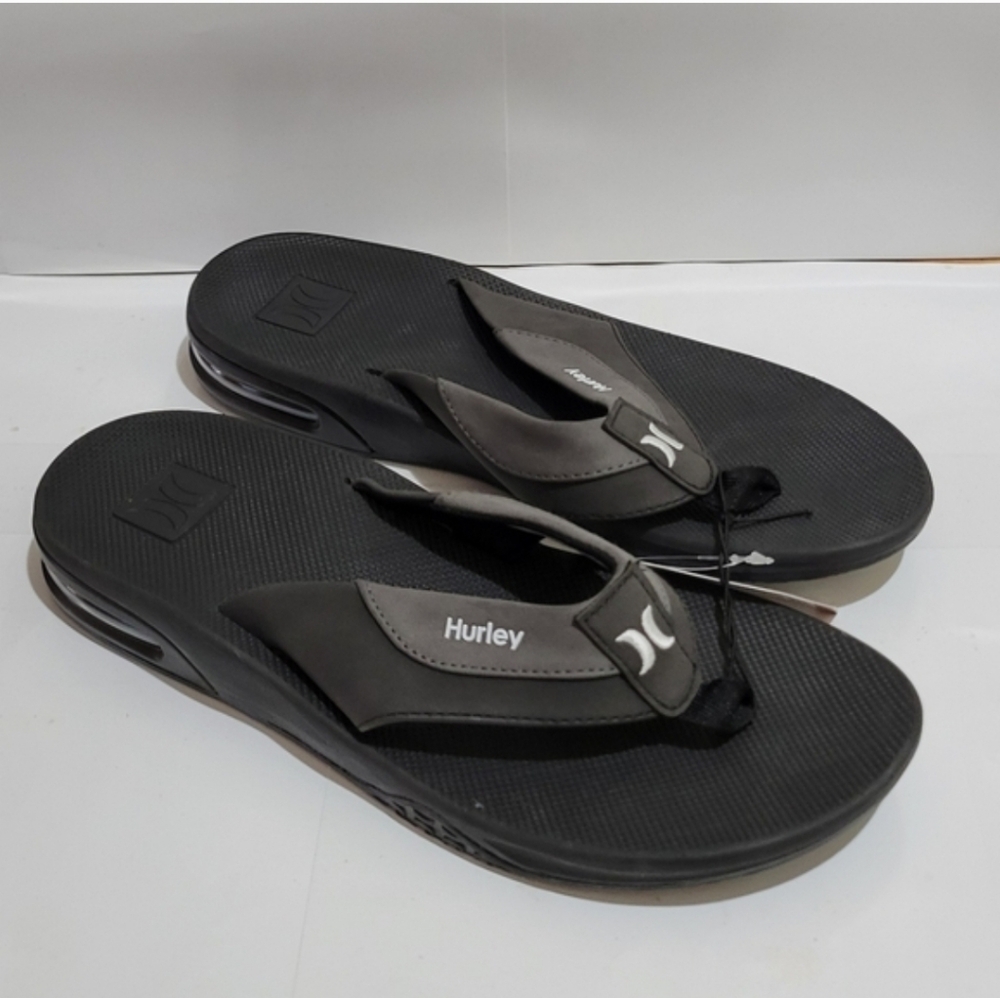 Hurley Men's Bubble Cushion Heel Surf Comfort Flip Flops‎